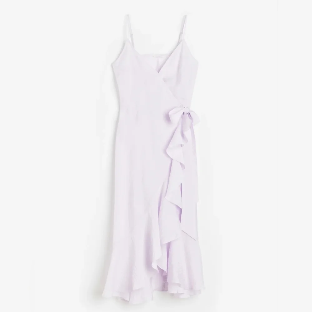 Elegant Lavender Wrap Dress - Picture 1 of 2